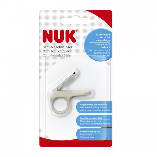 NUK Baby Nail Clippers with Grip Ring